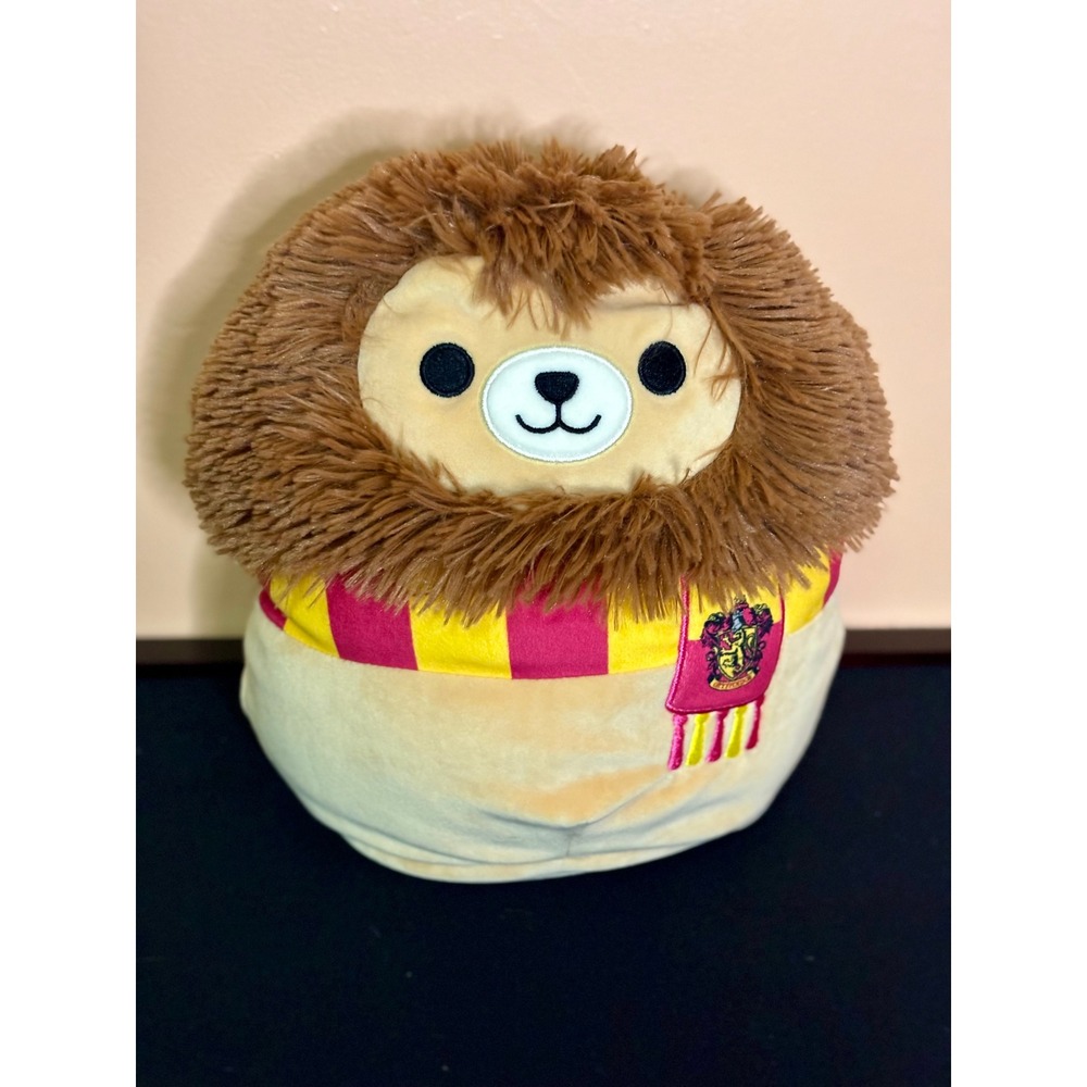 Squishmallows Harry Potter Gryffindor Lion 8 Inch Plush Wizarding World Kellytoy